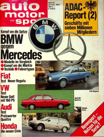 Deckblatt Auto Motor und Sport (26/1983)